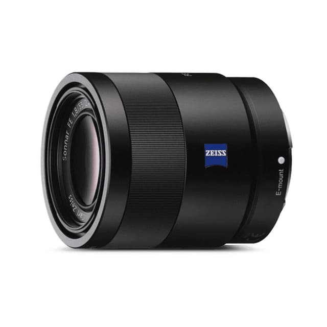 Sony SEL-55F18Z – Zeiss 55mm F1.8 Standard-Festbrennweite (E-Mount, Vollformat, lichtstark, für Sony Alpha A7-Serie, ZV-E1, A6000-Serie & ZV-E10), schwarz Single
