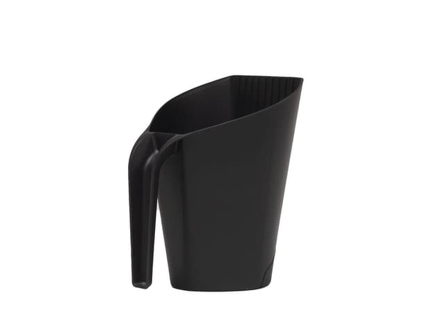 EDA - Pelletschaufel Jura Montania XL 2,4 Liter – für 1,5 kg Pellets – Schwarz, 19,3 x 16,5 x 21,9 cm