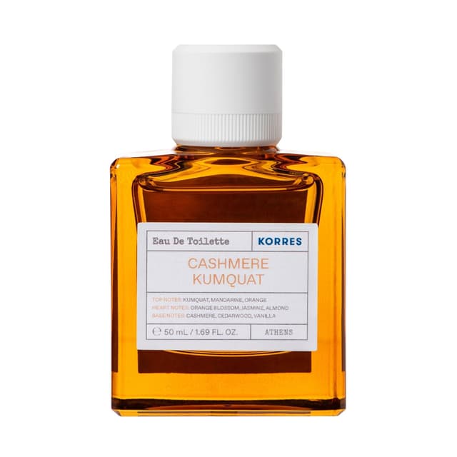 KORRES CASHMERE KUMQUAT Eau de Toilette für Damen, orientalisch, floraler Damenduft mit Orangenblüten & Kaschmir Duft, vegan, 50ml Cashmere Kumquat 50 ml (1er Pack)