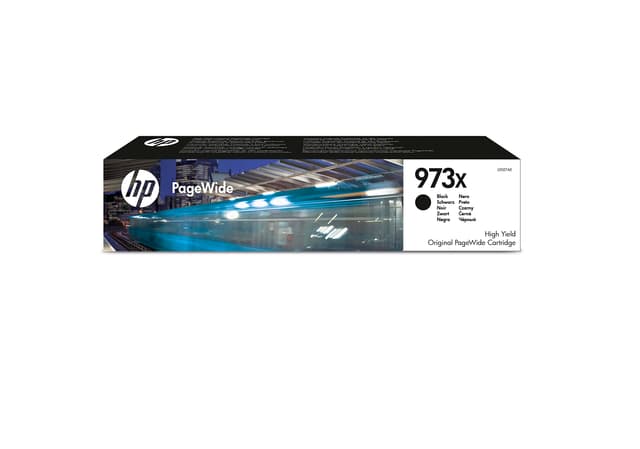 HP 973X (L0S07AE) Original Druckerpatrone Schwarz mit hoher Reichweite für HP PageWide Pro 452, XL schwarz XL Single