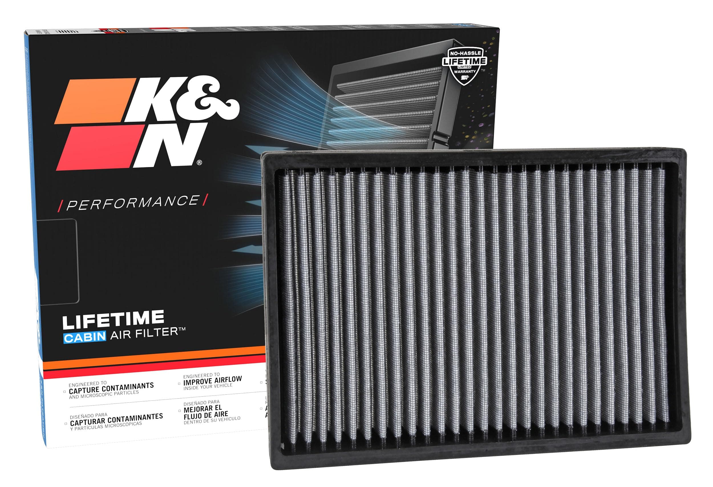 K&N VF2027 KFZ Innenraumluftfilter Weiß