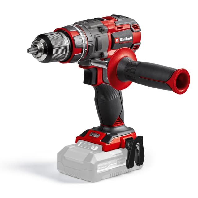Einhell Professional Akku-Schlagbohrschrauber TP-CD 18/80 Li-i BL - Solo Power X-Change (18 V, Brushless, 80 Nm, Schlagbohrfunktion, 13 mm Bohrfutter, 2 Gang, ohne Akku) ohne Akku und Ladegerät