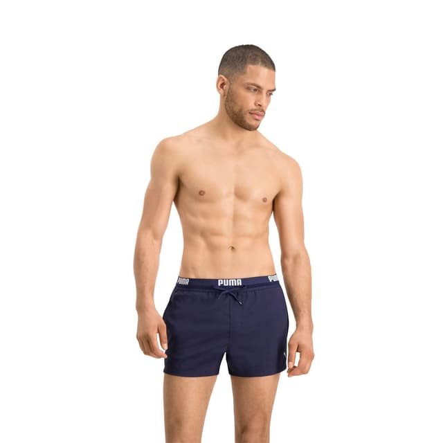 PUMA Herren Puma Korte zwemshorts met logo voor heren Badehose, Schwarz, XXL EU