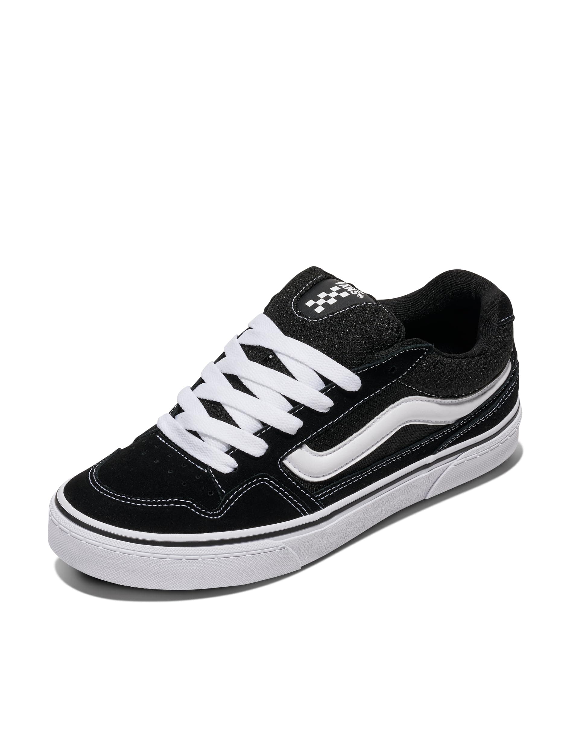 Vans Herren Caldrone Sneaker Caldrone Trainers, Suede/MESH Black/White, 42.5 EU 45 EU Suede Mesh Black White