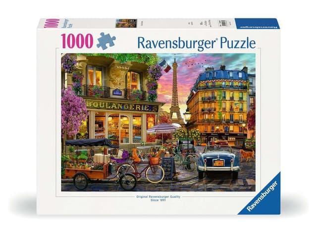 Ravensburger Puzzle 12000885 - Paris im Morgenrot - 1000 Teile Puzzle für Erwachsene und Kinder ab 14 Jahren, Stadt-Puzzle Paris Neues design