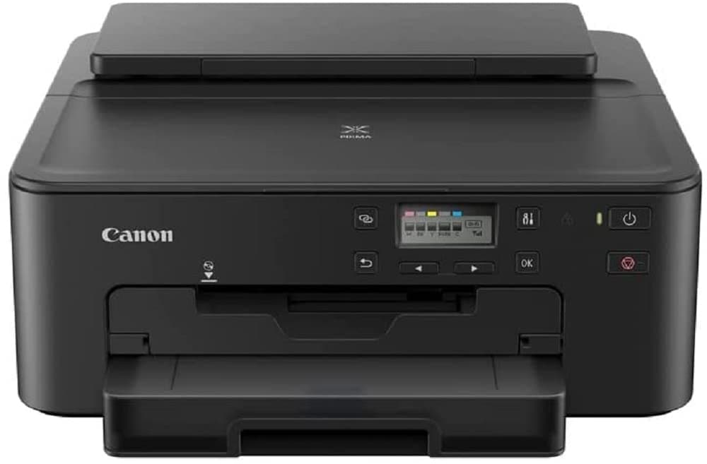 Canon PIXMA TS705a Drucker Tintenstrahl DIN A4 (WLAN, LAN, 5 Separate Tinten, automatischer Duplexdruck, 2 Papierzuführungen, Papierkassette 250 Blatt, Apple AirPrint), schwarz, normal TS705a Single