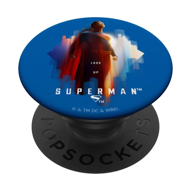 Superman (2025 Movie) Look Up Shield PopSockets Klebender PopGrip Adhesive PopGrip