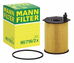 MANN-FILTER HU 716/2 x Ölfilter - für Pkw + Transporter Angebot bei HelloDeals