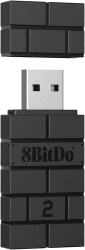 8BitDo USB Wireless Adapter 2, Bluetooth Adapter für Switch/2, Windows 10, PS Classic, Android, Raspberry Pi, Retrofreak System, Kompatibel mit Xbox Series, JoyCon, Switch Pro, PS5/4/3 Controller Schwarz Angebot bei HelloDeals