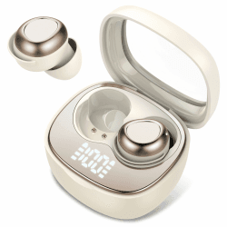 Doubc Mini Schlafkopfhörer Bluetooth 5.4 Kopfhörer, in Ear Kopfhörer Kabellos mit 45 Stunden Akkulaufzeit, Weiche Ohrhörer Schlafen Sleepbuds, Sanfter Klang Bequem Tragen ohne Druckgefühl, Beige Grau Angebot bei HelloDeals