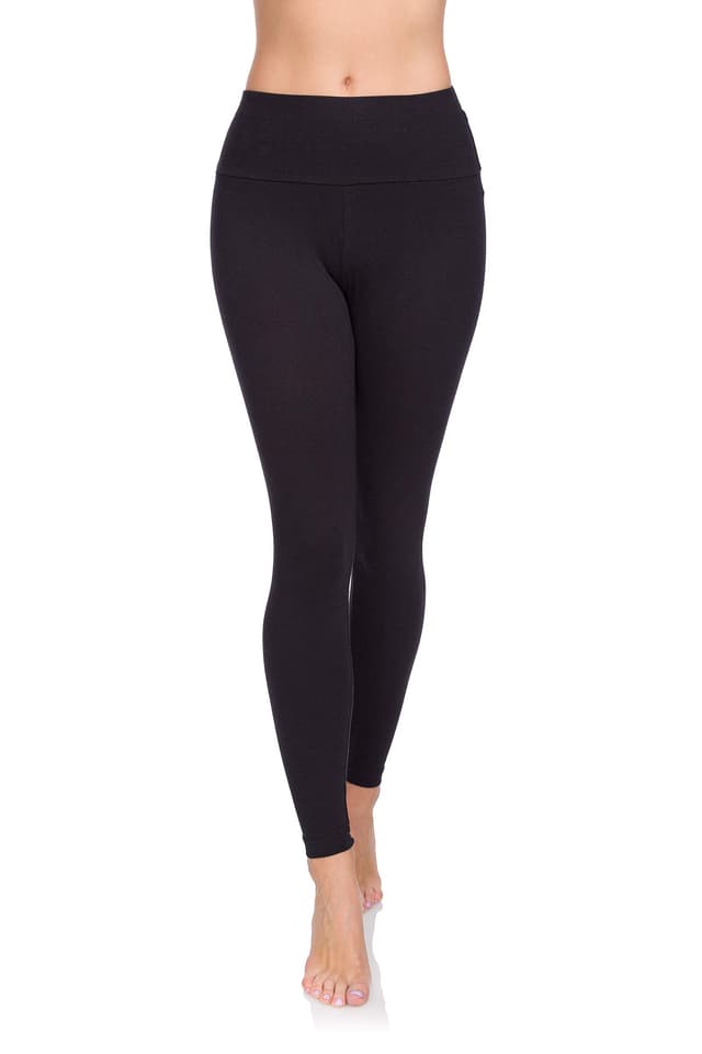 SOFTSAIL Leggings Damen Aus 95% Baumwolle High Waist Baumwoll Leggings Lang Für Frauen Freizeit Relax Bequeme Freizeit Hose Damen Hosen Sommer