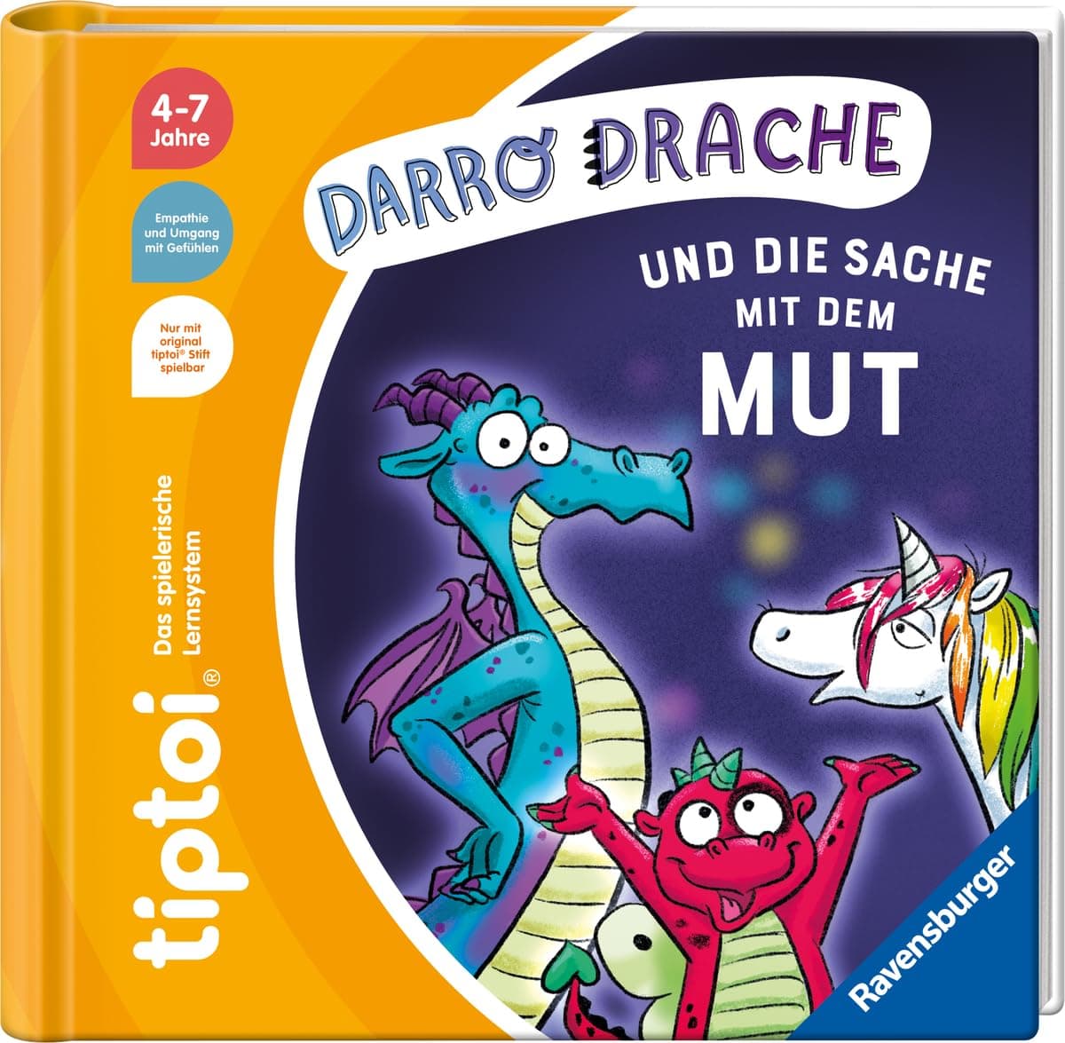 tiptoi® Darro Drache und die Sache mit dem Mut, Gefühle-Buch für Kinder ab 4 Jahre (Bildergeschichten über den Umgang mit Gefühlen)