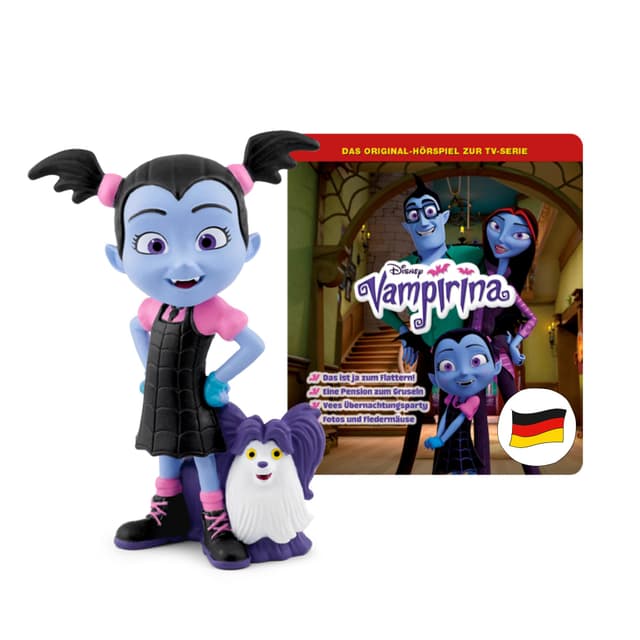 tonies Hörfiguren für Toniebox, Vampirina – Das ist ja zum Flattern & DREI weitere Geschichten, Hörspiel für Kinder ab 3 Jahren, Spielzeit ca. 61 Minuten