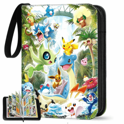 Sammelalbum für Karten, 50 Seiten 400 Karten Kapazität Sammelkarten Album Sammelmappe Karten Ordner Heft, Karten-Kollektion Sammelheft, Geschenk für Kinder Grün-400 Angebot bei HelloDeals