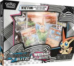 Pokémon-Sammelkartenspiel: Illustrations-Kollektion Einall: Victini (1 holografische Vollbild-Promokarte, 4 Boosterpacks & 1 überdimensionale holografische Promokarte) Angebot bei HelloDeals