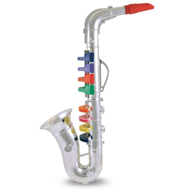 Bontempi – 324331 – Musikinstrument – Saxophon – 8 Noten, Blau 43 cm
