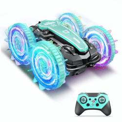 Amphibienfahrzeug Ferngesteuertes Auto 3+ Jahre,RC Auto Car Spielzeug ab 3 4 5 6 7 8 9 Jahre Jungen Weihnachten Geschenk Junge 3+ Jahre Outdoor Spiele für Kinder Strand Wasserspielzeug Blau-schwarz Angebot bei HelloDeals