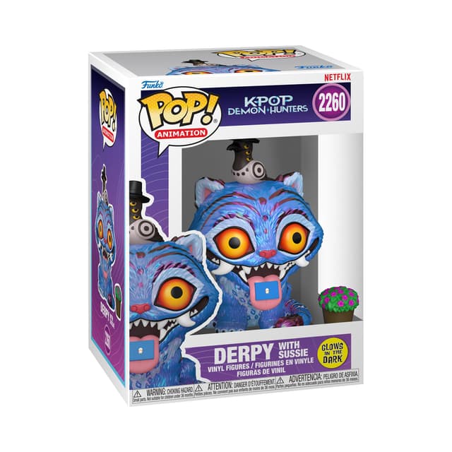 Funko Pop! Animation: KPop Demon Hunters - Derpy with Sussie (Glow in The Dark) - Vinyl-Sammelfigur - Geschenkidee - Offizielle Handelswaren - Movies Fans