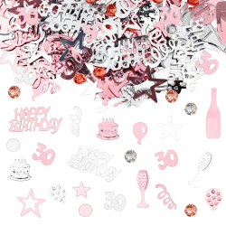 GoldRock Konfetti 30 Geburtstag Frauen Deko Rosegold,500 Stk Konfetti 30. Geburtstag,Streudeko 30 Geburtstage Deko,Deko 30 Geburtstags Frau Männer,Tischdeko 30 Geburtstage,Geburtstagsdeko 30 Jahre Rosegold 30 Geburtstag Konfetti Angebot bei HelloDeals