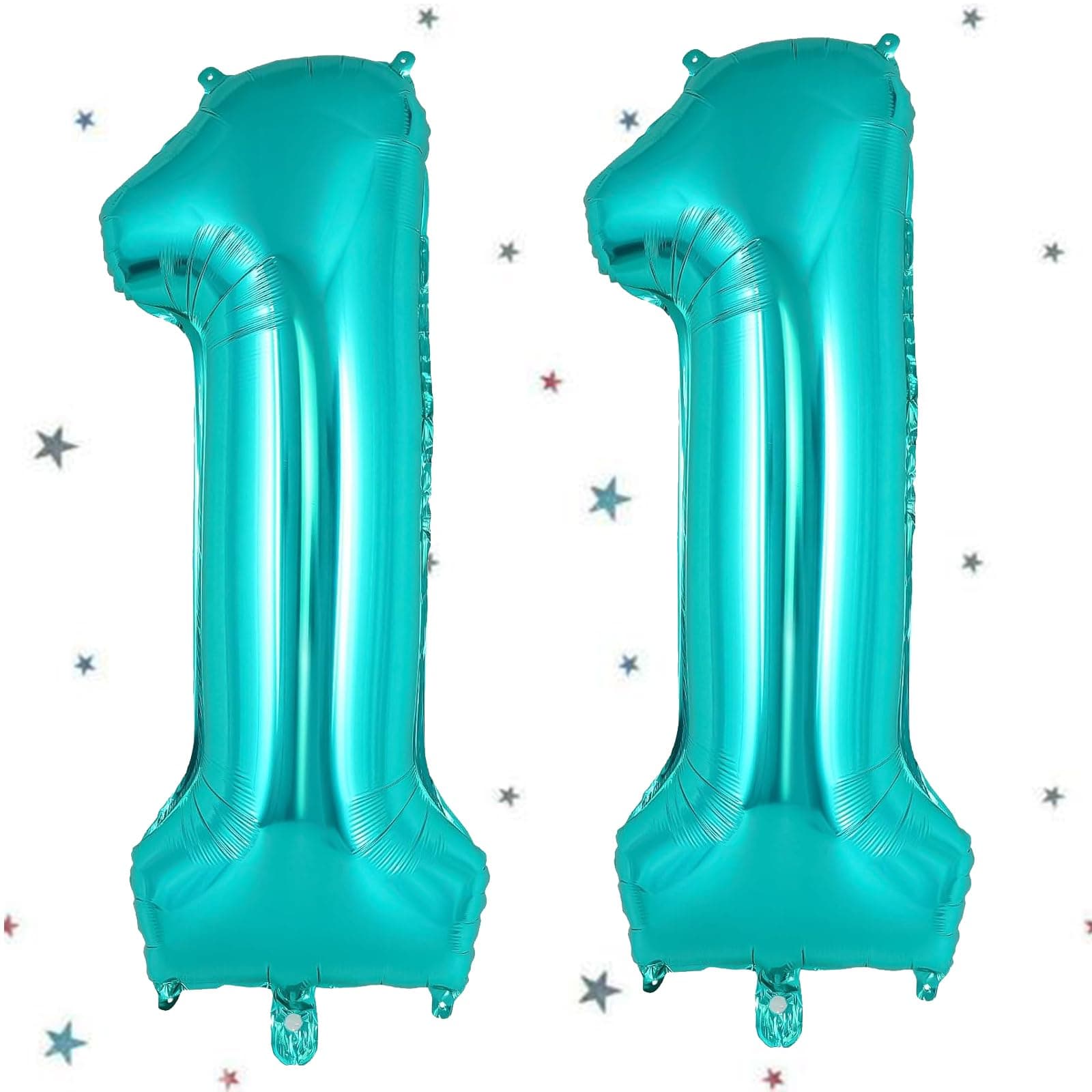 UDRKFOPK Grün Luftballon 11,Zahlen Luftballon Grün,40 Zoll Grün Folienballon 11,101cm Grün Zahlenballon 11 Helium Ballon Luftballon 11 Geburtstag für Geburtstagsdeko Kinder Mädchen Junge Grün zahl 11