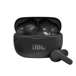 JBL Wave 200 TWS True-Wireless In-Ear Bluetooth-Kopfhörer - Schwarz – Kabellose Ohrhörer mit integriertem Mikrofon – Musik Streaming bis zu 20 Stunden – Inkl. Ladecase Angebot bei HelloDeals