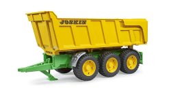 bruder 02212 - Joskin Wannenkippanhänger - 1:16 Kippanhänger, Transportanhänger, Bordwandanhänger, Muldenkipper, Traktorzubehör, Landwirtschaft, Bauernhof Angebot bei HelloDeals