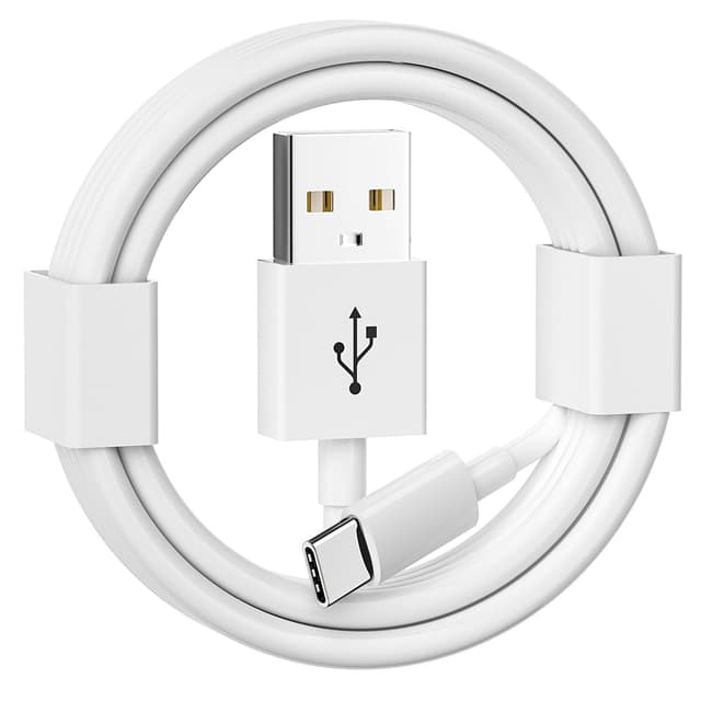 IPhone 16/17/15 Carplay Ladekabel kabel, USB A auf USB C Kabel für iPhone 16,16 Pro Max,16 Plus,16E, 17/17Air, 15 Pro Max, AirPods Pro 3rd/2nd Gen/AirPods 4/Max 2/IPad Type-C Auto Ladekabel Datenkabel Weiß 1m