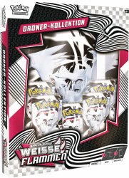 Pokémon-Sammelkartenspiel: Ordner-Kollektion Karmesin & Purpur – Weiße Flammen (Reshiram-Ordner & 5 Boosterpacks) Angebot bei HelloDeals
