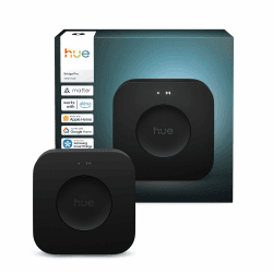 Philips Hue Bridge Pro, Smarter Hub für Beleuchtung, Kabellos, Unterstützt 150+ Lampen und 50+ Zubehörteile, kompatibel mit Apple Home, Amazon Alexa, Google Assistant und Samsung SmartThings Angebot bei HelloDeals