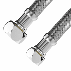 VARIOSAN Flexschlauch 17536, 3/8" ÜWM x 1/2" ÜWM, 300 mm, Edelstahlmantel, DVGW zertifiziert, Trinkwasser, flexibler Panzerschlauch 30 cm 3/8 Üwm X 1/2 Üwm Angebot bei HelloDeals