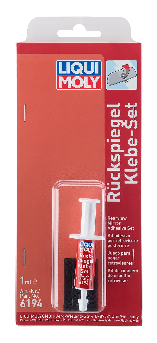LIQUI MOLY Rückspiegel-Klebe-Set | 1 ml | Klebstoff | Art.-Nr.: 6194