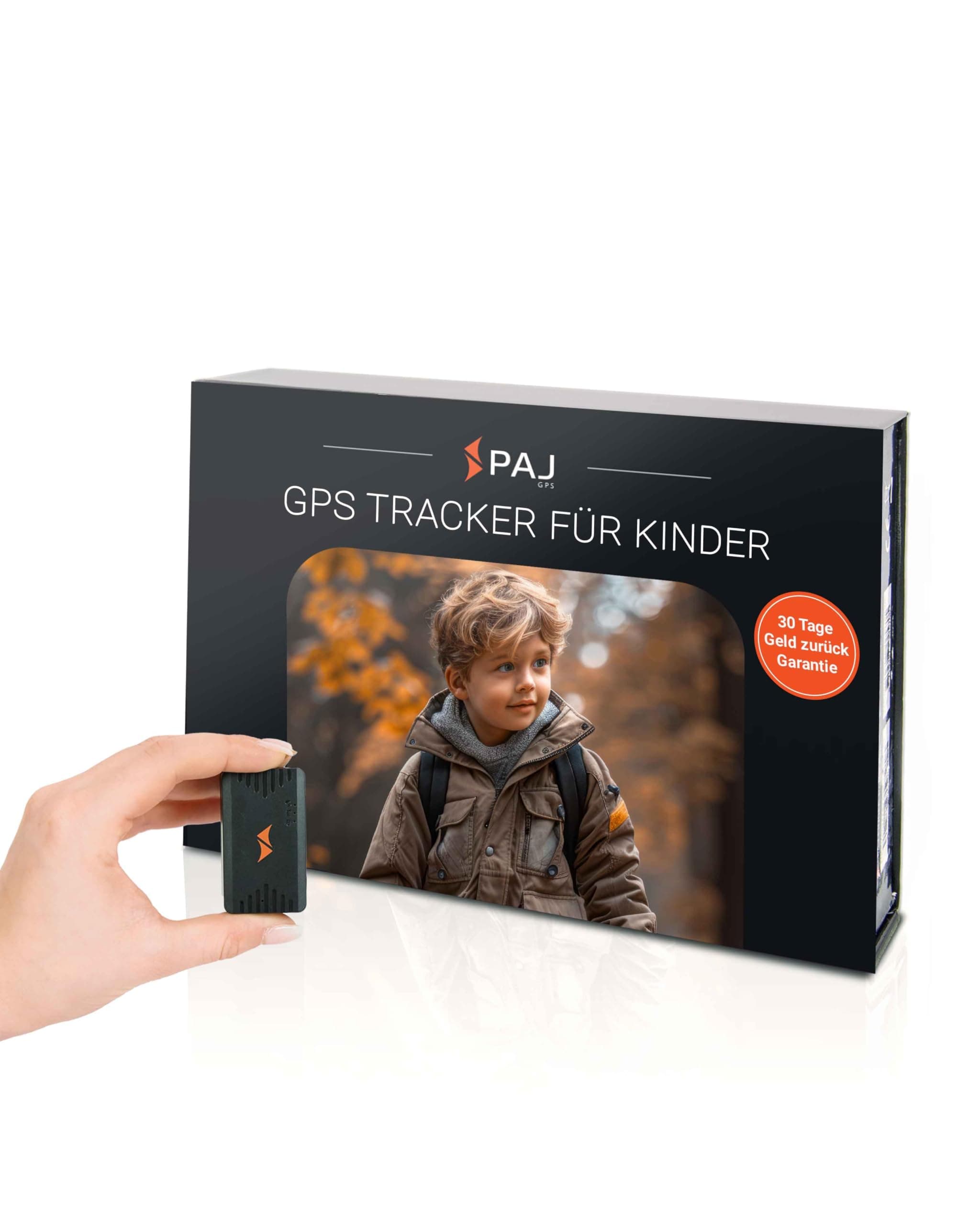 PAJ GPS People Finder 4G - Mini GPS Tracker für Kinder und Senioren - bis zu 5 Tage Akkulaufzeit - kleines Ortungsgerät mit Live-Ortung, geeignet bei Demenz, Alarmbenachrichtigungen im Notfall Extra klein + bis zu 5 Tage Akku