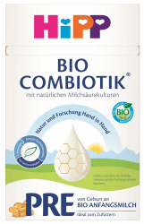 HiPP PRE Bio Combiotik (4 x 600g), Anfangsmilch von Geburt an, mit natürlichen Milchsäurekulturen, enthält nur Lactose als Kohlenhydrat, in bester Bio-Qualität PRE BIO Combiotik-Neu 600 g (4er Pack) Angebot bei HelloDeals
