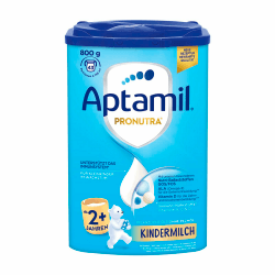 Aptamil Kindermilch 2 Plus – Für Kleinkinder im Wachstum – Mit vielen wichtigen Nährstoffen – Ohne Palmöl – 1 x 800 g – 43 Portionen à 130 ml Angebot bei HelloDeals