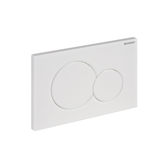 Geberit 115770115 Betätigungsplatte Sigma01, Kunststoff für 2-Mengen-Spülung 1 Stück Single