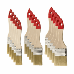 M7 15 STK. Flachpinsel-Set: 1“ – 5 STK. (ca. 25 mm), 1,5“ – 5 STK. (ca. 38 mm), 2“ – 5 STK. (ca. 50 mm) Serie 30, Lackierpinsel mit Synthetischen Borsten, Malerpinsel mit Naturholz und Stahlzwinge 1“ (ca. 25 mm), 1,5“ (ca. 38 mm), 2“ (ca. 50 mm) 15 tgl. S Angebot bei HelloDeals