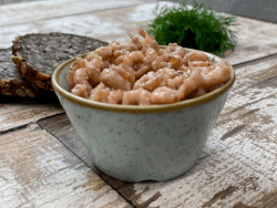 Krabbenfleisch | frisch gepulte Nordseekrabben | 100g Feinste Qualität | Gekühlter Versand | Nordseekrabbenfleisch 100 Gramm Angebot bei HelloDeals
