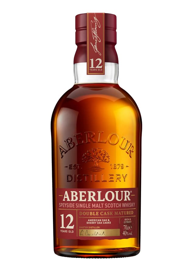 Aberlour 12 Jahre Highland Single Malt Scotch Whisky - Mit Geschenkverpackung - Schottischer Double Cask Matured Scotch – 1 x 0,7 l 0,7l 12 Jahre