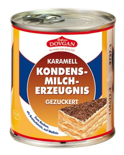 Dovgan Kondensmilch Gezuckert Karamell, 397 g