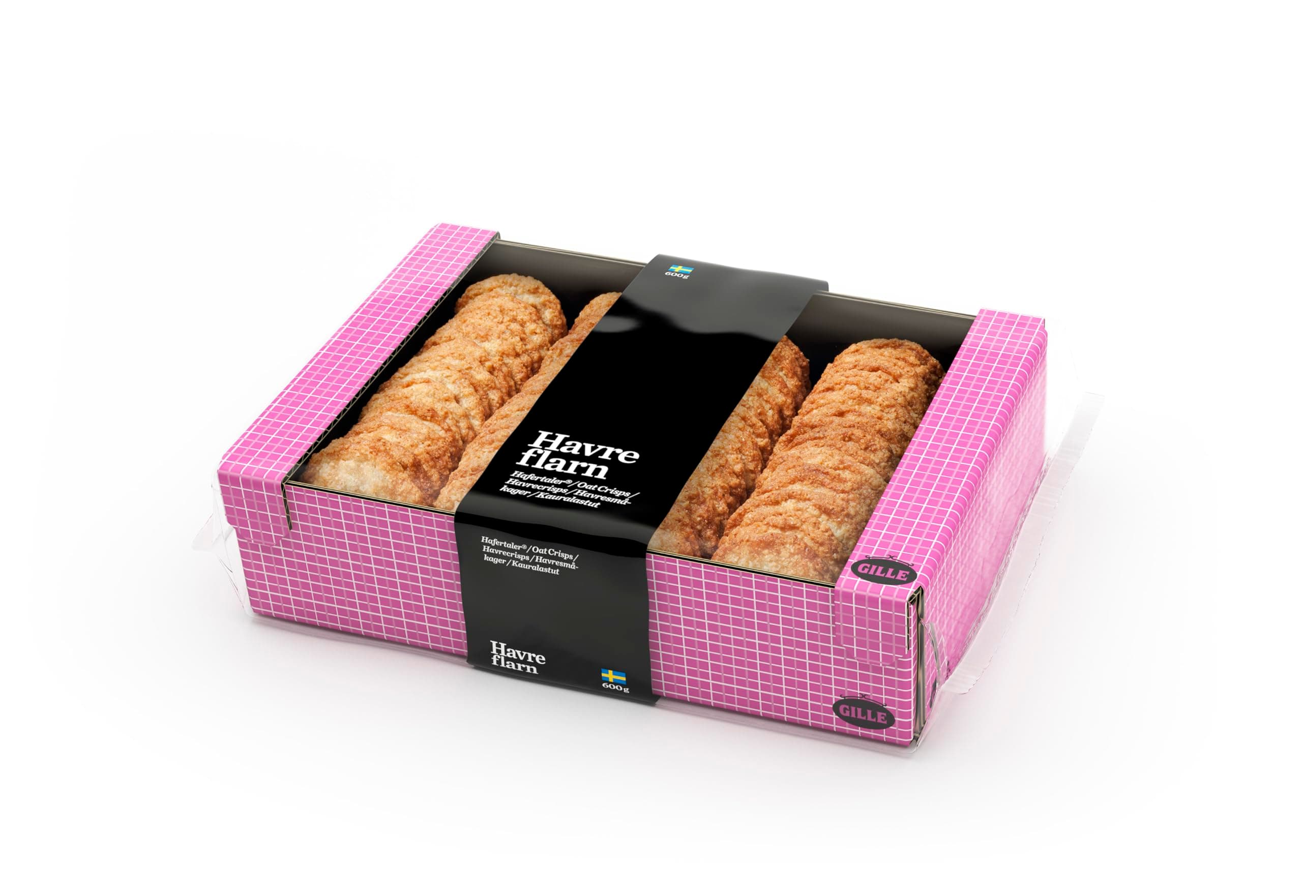 Gille Schwedische Hafertaler, Havre flarn, 600 g 600 g (1er Pack)