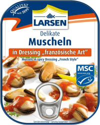 Larsen MSC Muscheln In Dressing Französische Art, 110 g Angebot bei HelloDeals