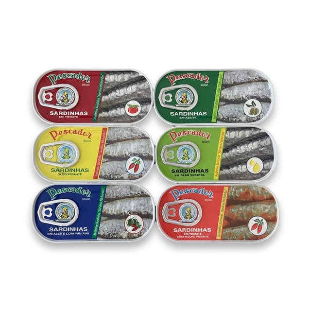 Pescador Sardinen Mix - 6 Arten - Portugal