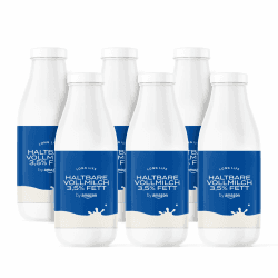 by Amazon Haltbare Vollmilch 3,5% Fett, 1 L (6er pack) 3,5% Fett 1 l (6er Pack) Angebot bei HelloDeals