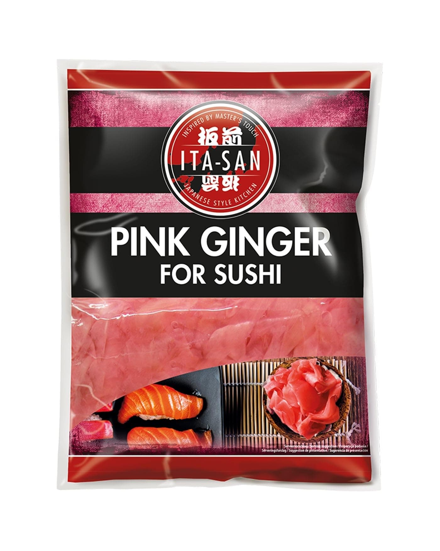 Diamond ITA-SAN Sushi Ingwer PINK / PINK GINGER FOR SUSHI 1kg Abtropfgewicht Geschmacklos 1.5 kg (1er Pack)
