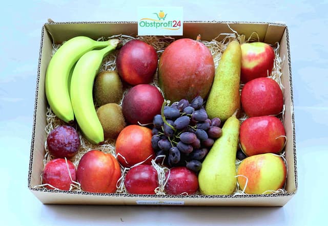 Die klassische Obstbox -frisches Obst aus einer gesunden Auswahl an reifem saisonalem Obst - Obstprofi24 (4 kg) 4 kg (1er Pack)