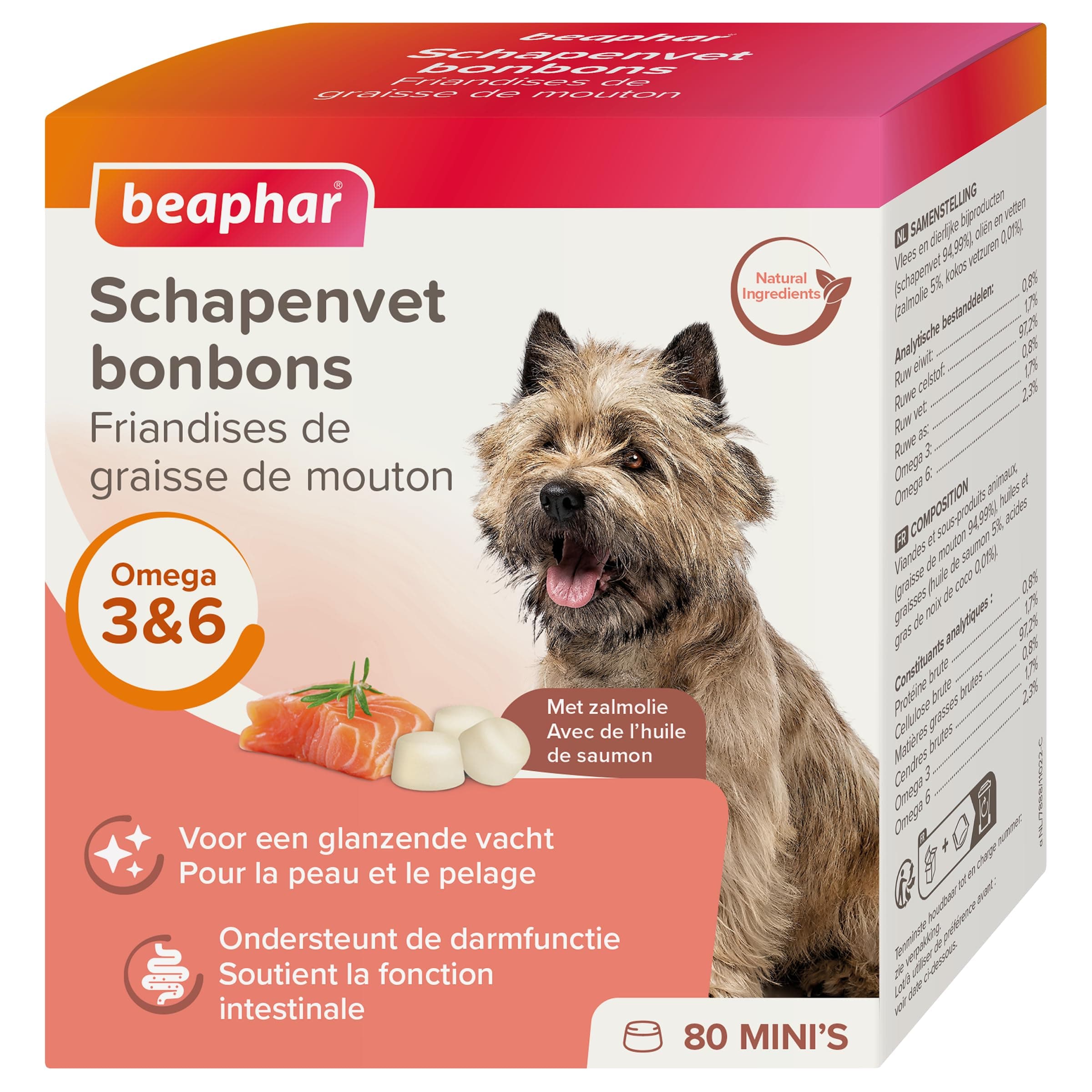 Beaphar 11022 Schaffett Bonbons Lachs Mini 245g Lachs 1 stück (1er Pack)