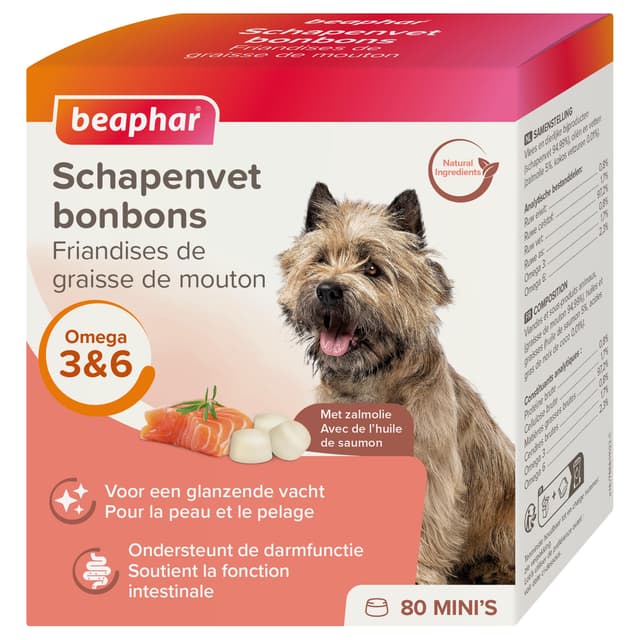 Beaphar 11022 Schaffett Bonbons Lachs Mini 245g Lachs 1 stück (1er Pack)