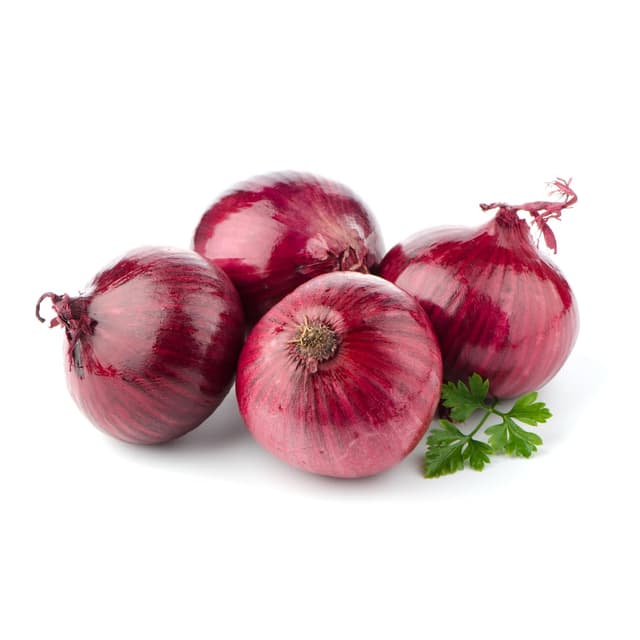 Rote Zwiebeln | Frische Rote Speisezwiebeln (2,5 KG) Konventionell 2,5 KG