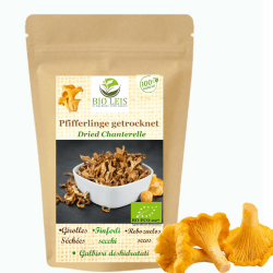 BIO Pfifferlinge getrocknet 200g I Pfifferlinge aus Wildsammlung I 100% Natürlich I 1A Qualität (200 gr) Angebot bei HelloDeals
