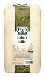 Fuchs Professional - Lorbeerblätter | Zum Würzen von Saucen, Suppen und Eintöpfen | Profi-Qualität für Großverbraucher und Gastronomie | 150 g im recyclebaren Beutel Angebot bei HelloDeals
